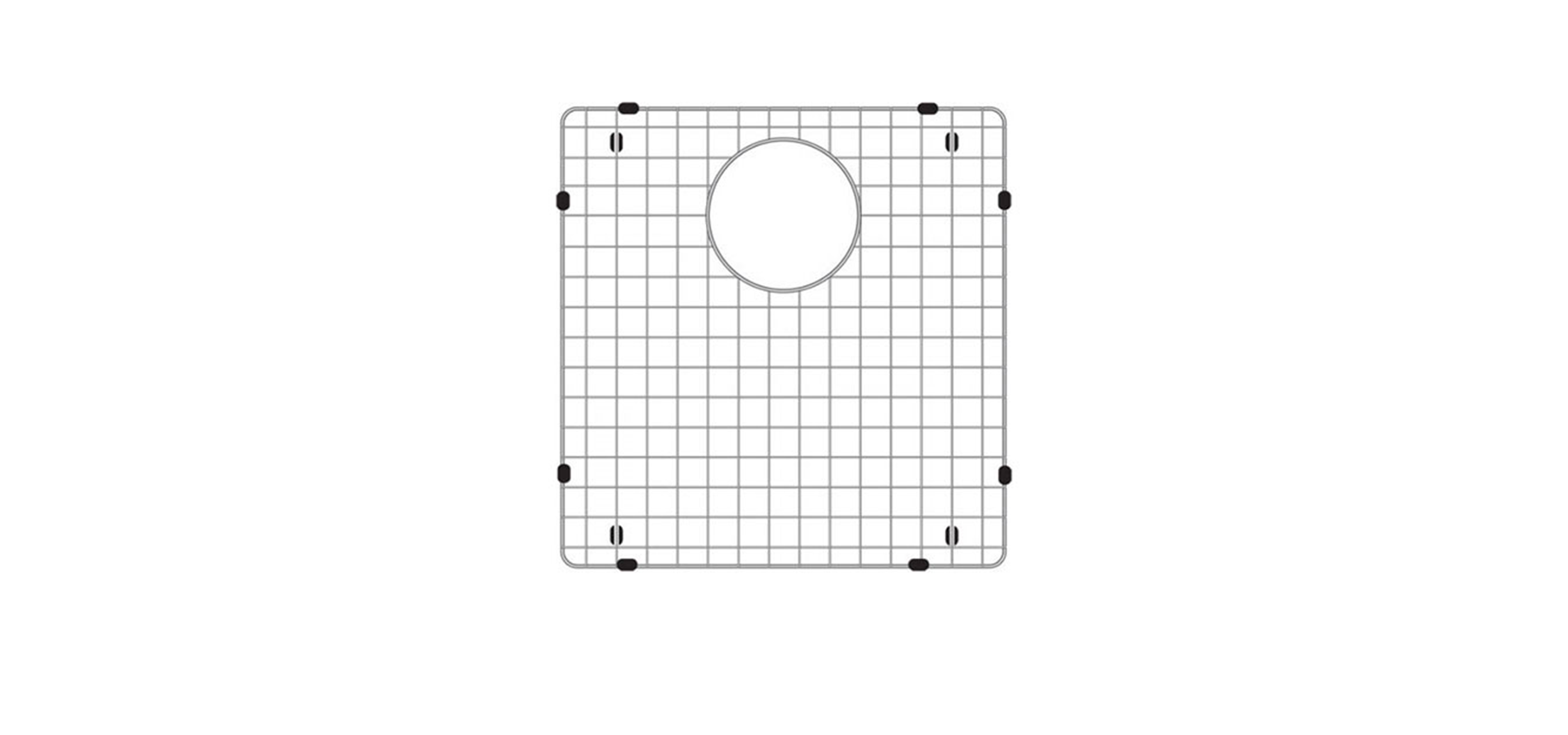 GRILLE PROTECTRICE DE FOND D’ÉVIER COMO